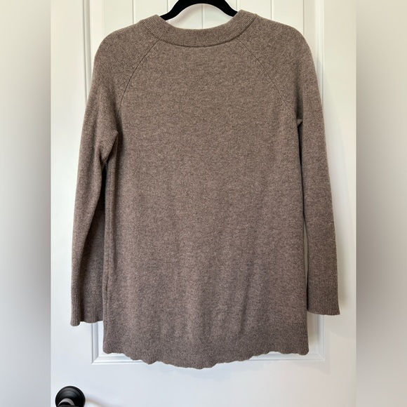 Kate Spade size Small Wool Beige black sweater Taupe - Picture 3 of 6